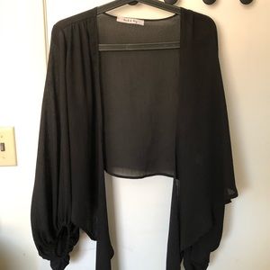 Tie front blouse